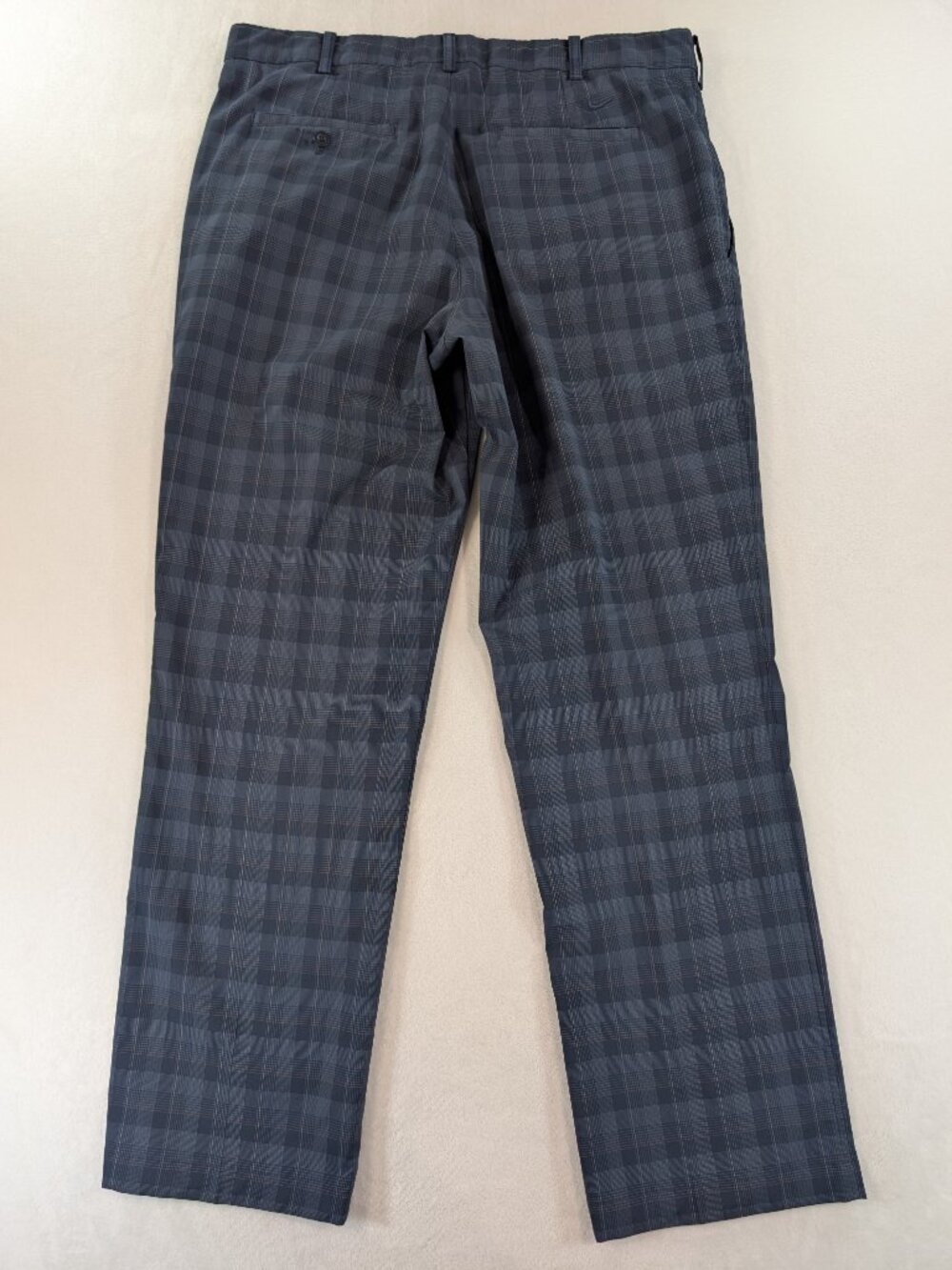 Nike Golf Pants Dri-FIT Navy Blue Plaid Straight Leg Mens 36x36‎ | BUNDLE - Picture 4 of 10